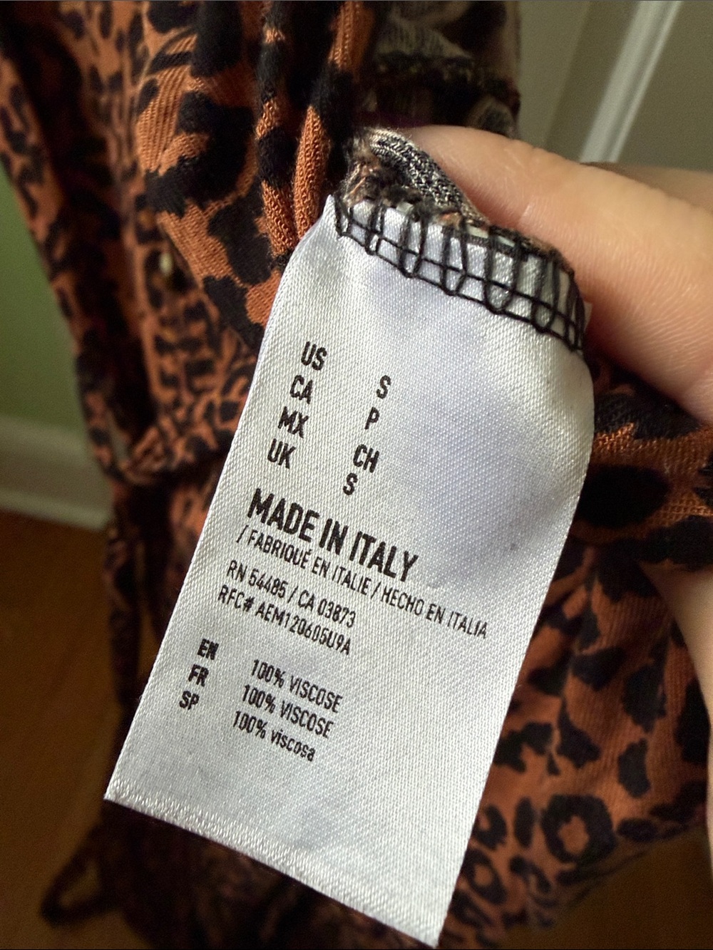 American eagle leopard jumpsuit small - Picture 6 of 6